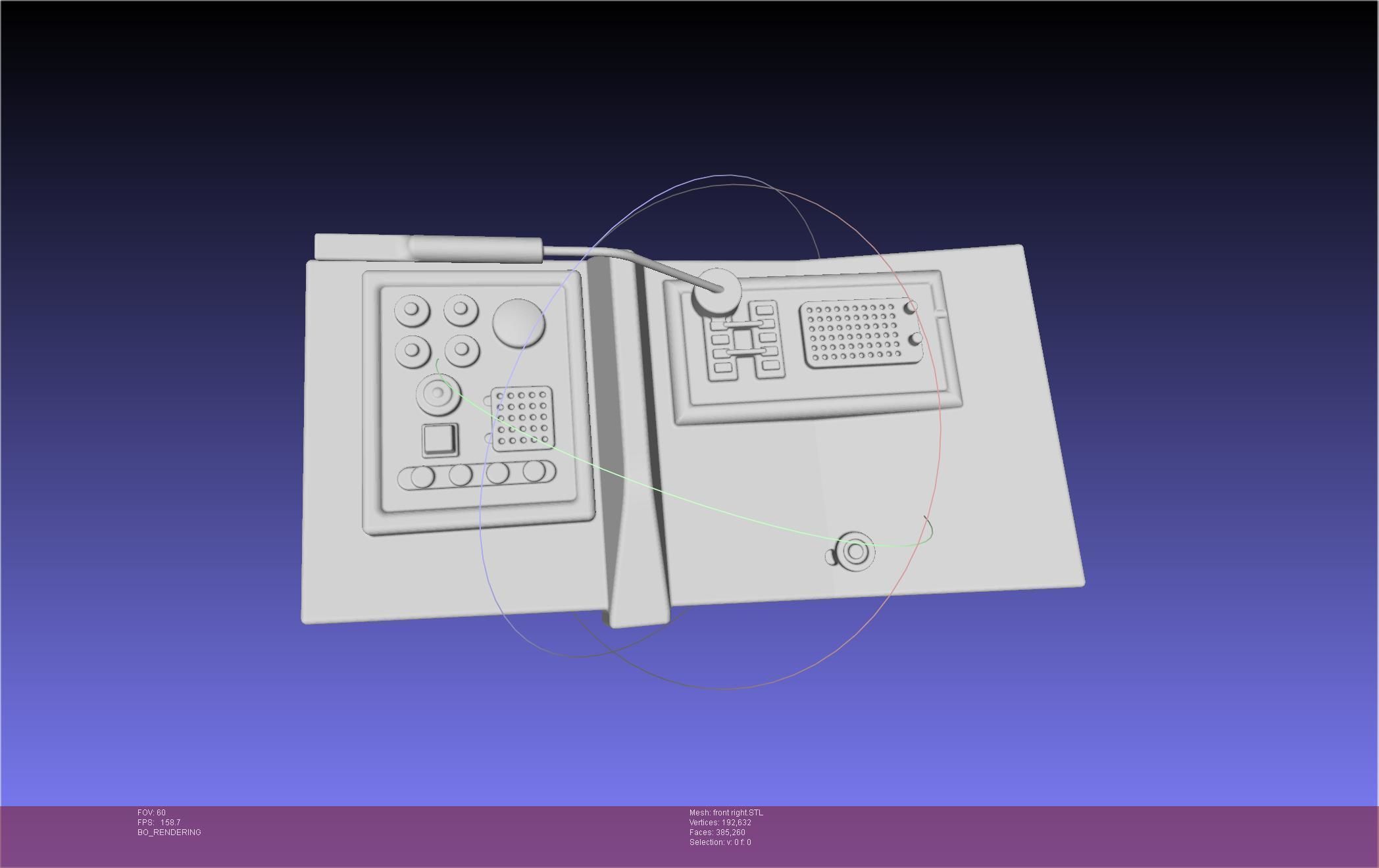 ALIEN Spacesuit Helmet Front Inserts 3D print model_146