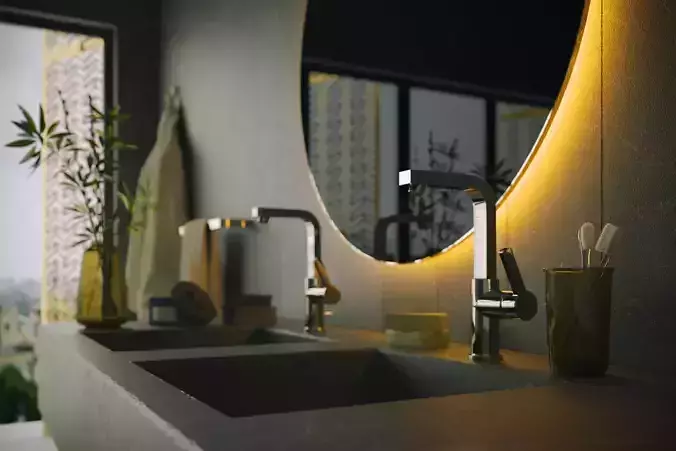 Small corona render scene 