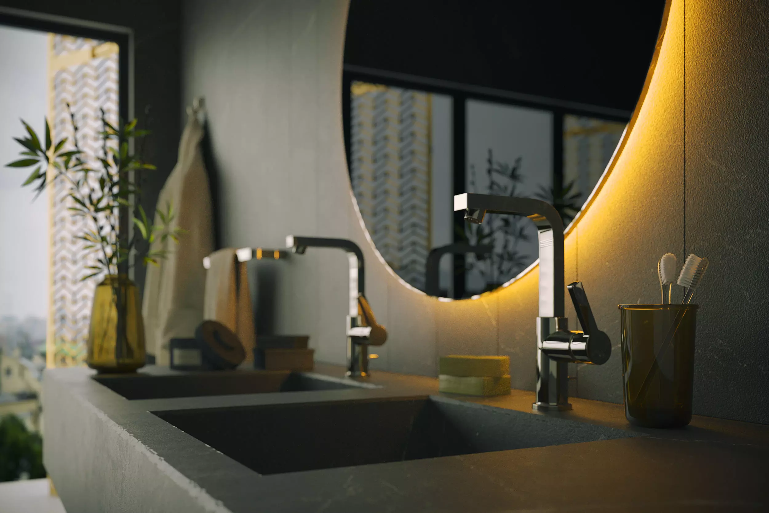 Small corona render scene  3D model_0