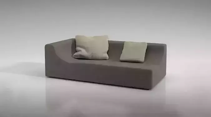 Gray Lounge Couch