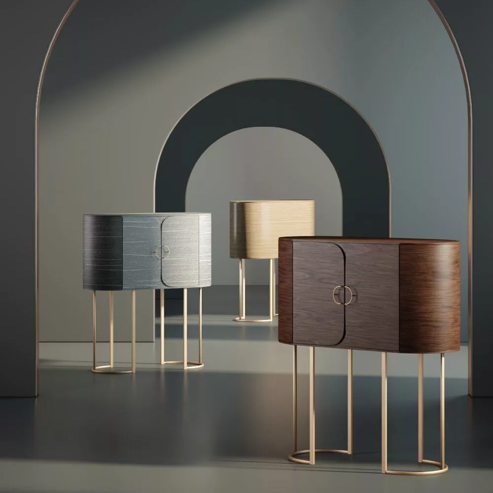 Furniture Console 001 3D model