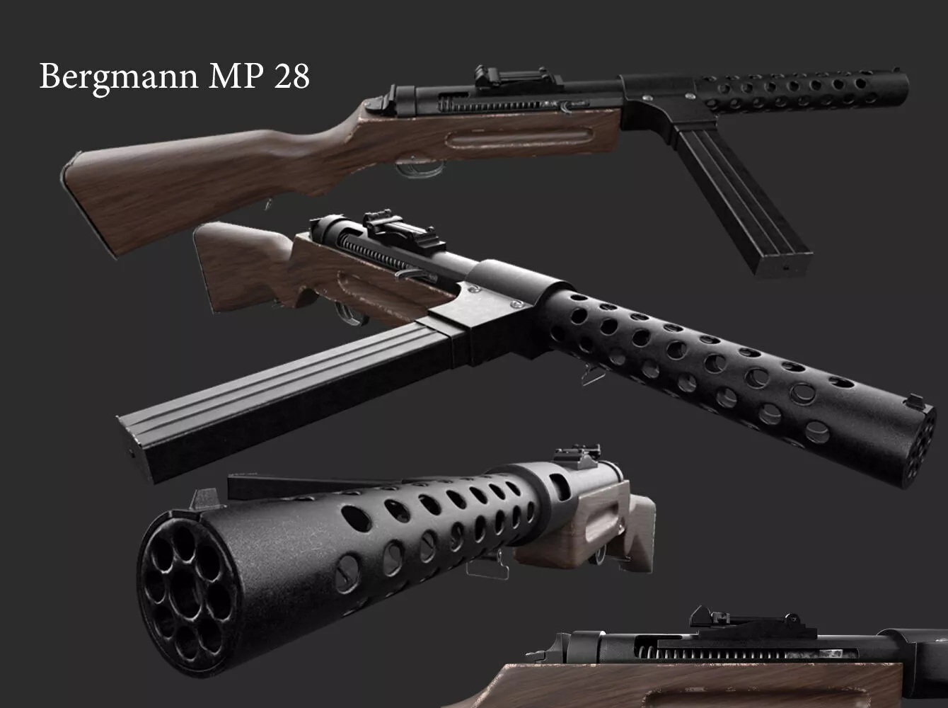 Bergmann MP 28 3D model