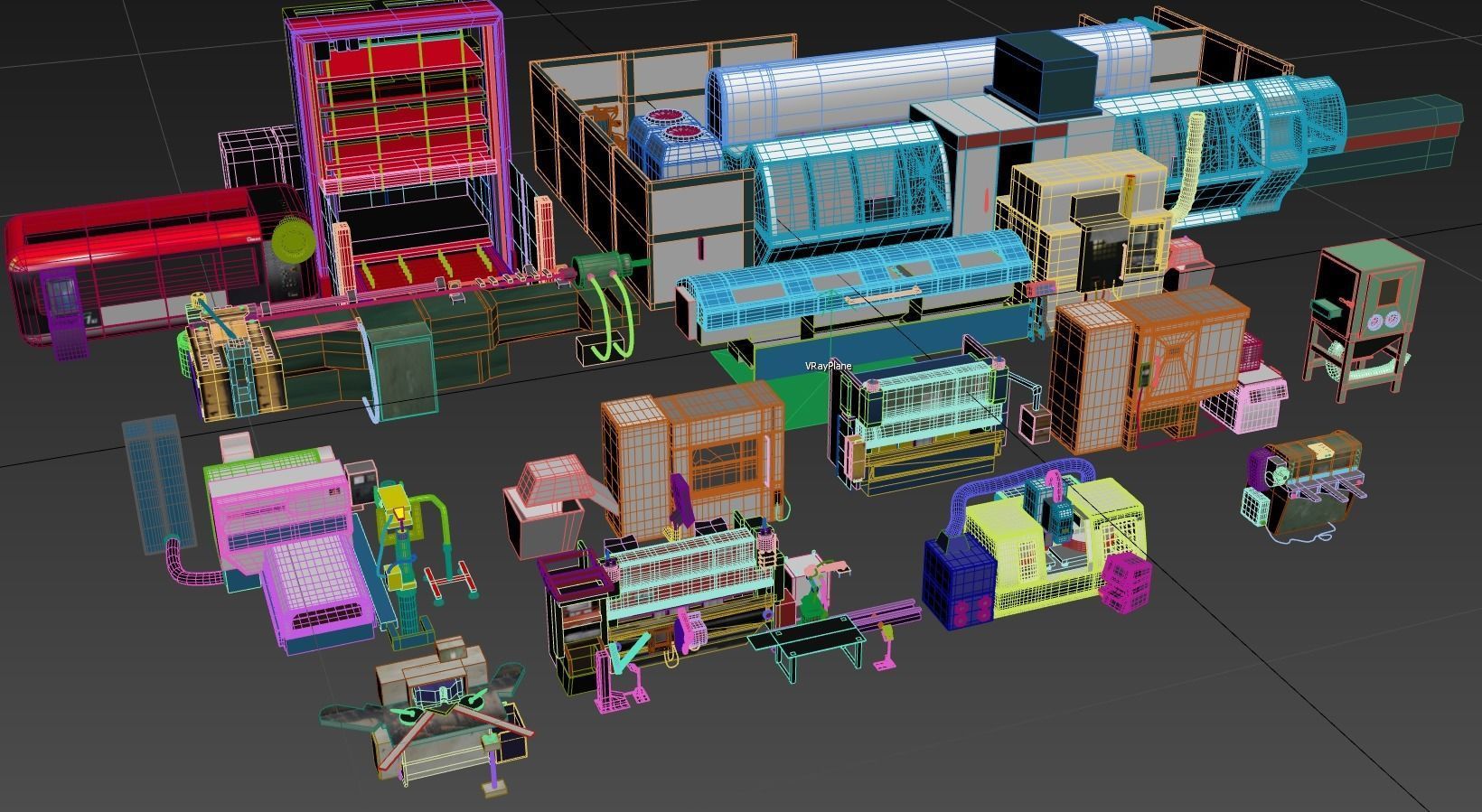 Machines industry 3D 3D model_1