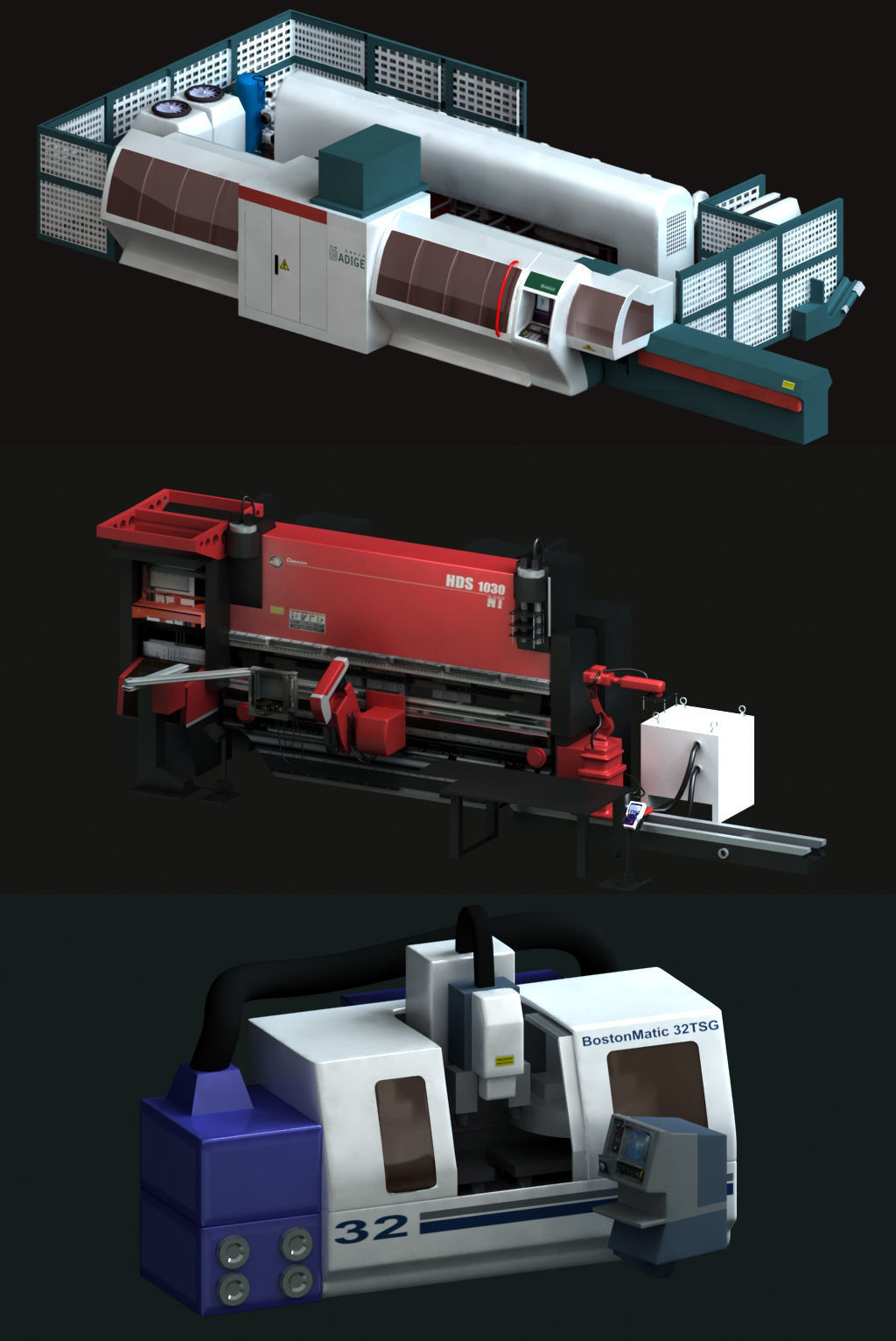 Machines industry 3D 3D model_6