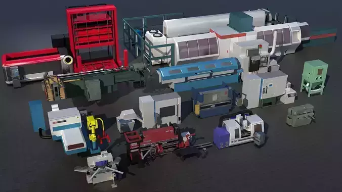 Machines industry 3D