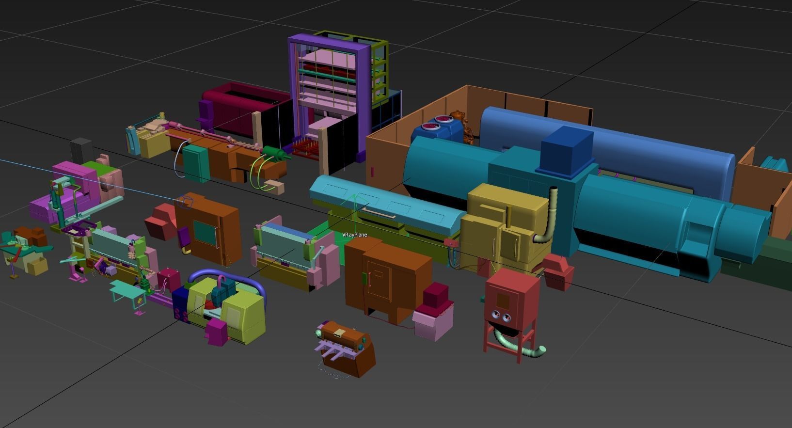 Machines industry 3D 3D model_4