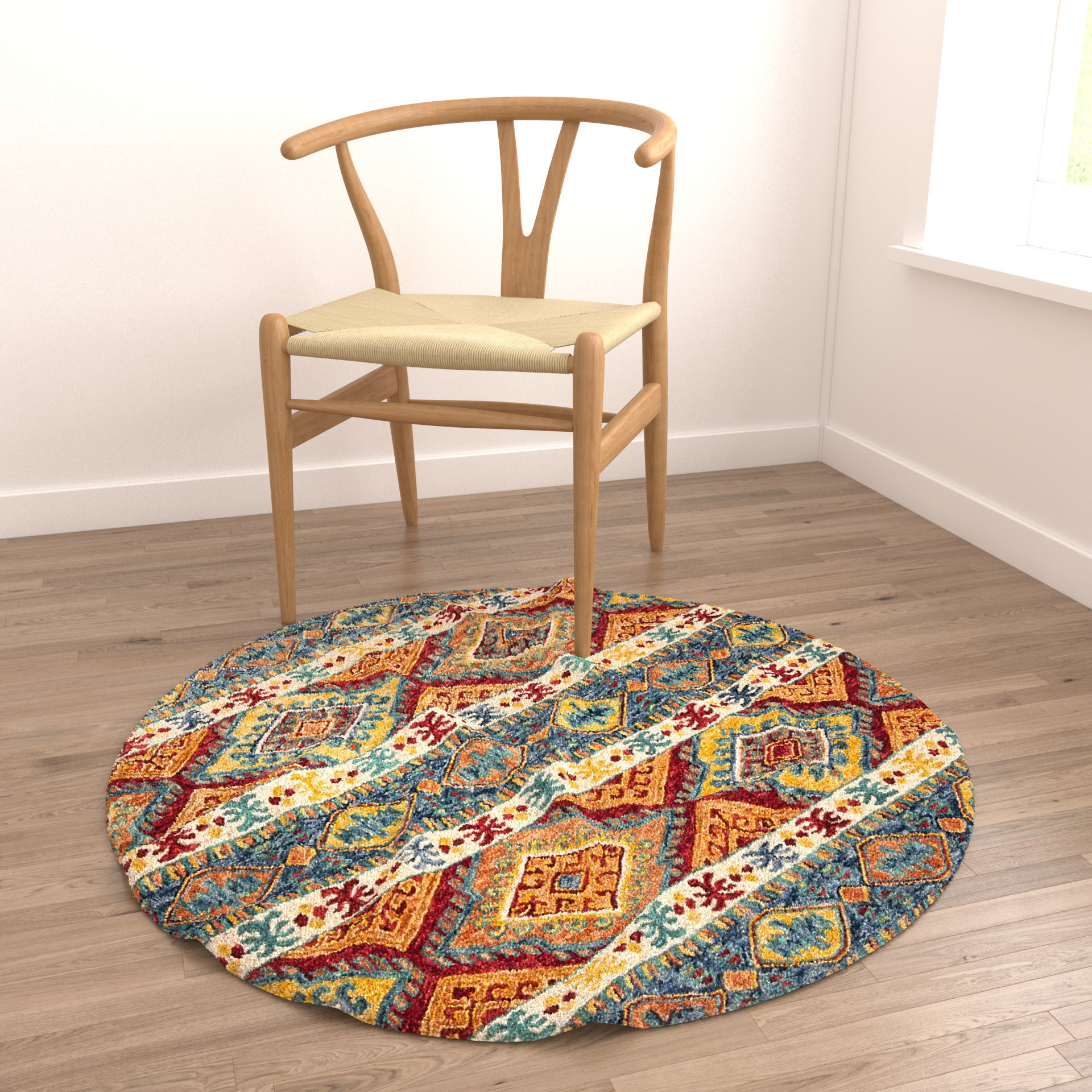 Rugs No 268 Low-poly 3D model_3