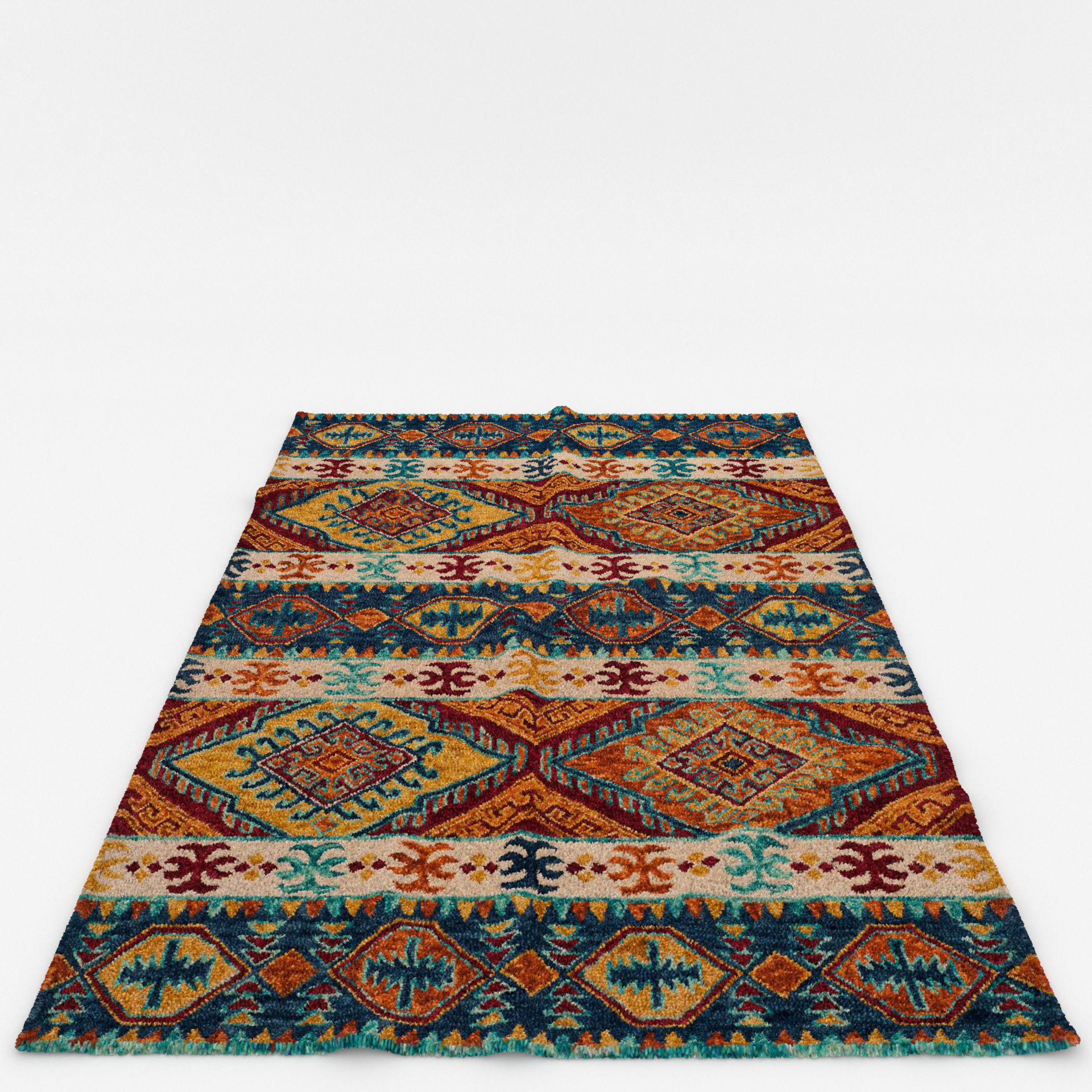 Rugs No 268 Low-poly 3D model_7