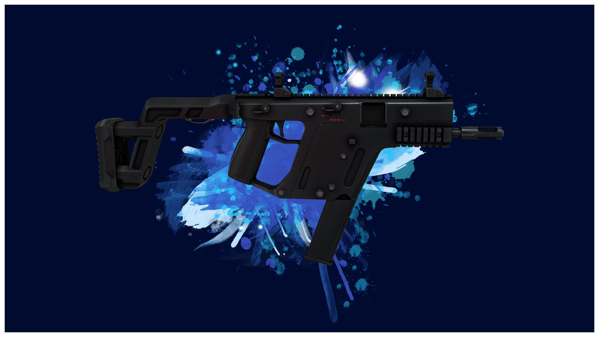 SMG 1 - Kriss Vector Sub-Machinegun - 4K Game Ready Low-poly 3D model_3