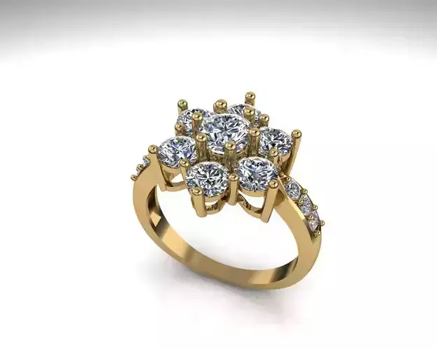 Classic elegant engagement ring