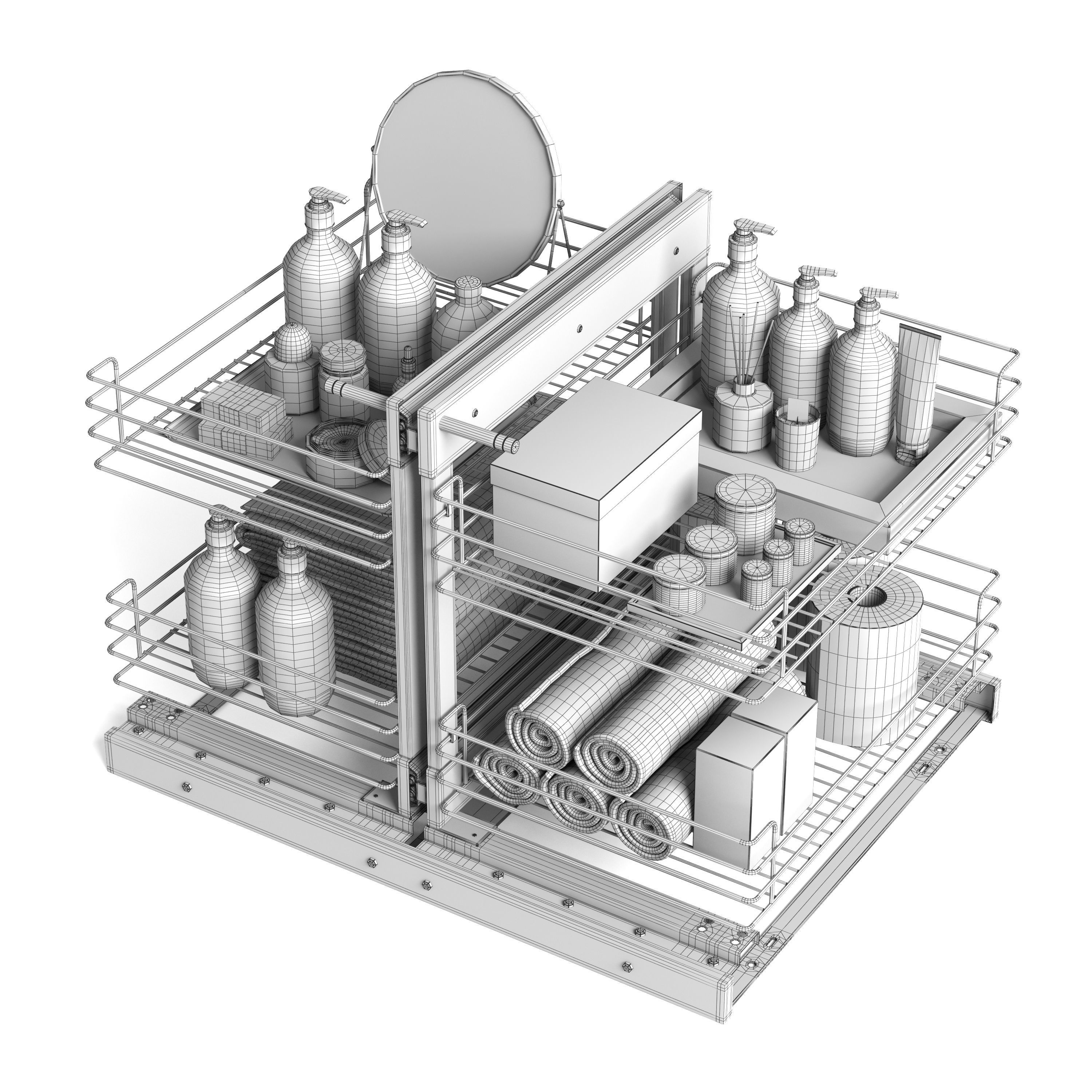 Bathroom Accessories 29 3D model_2
