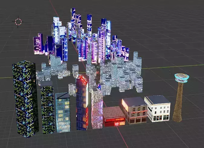 City at night - Tokyo inspired