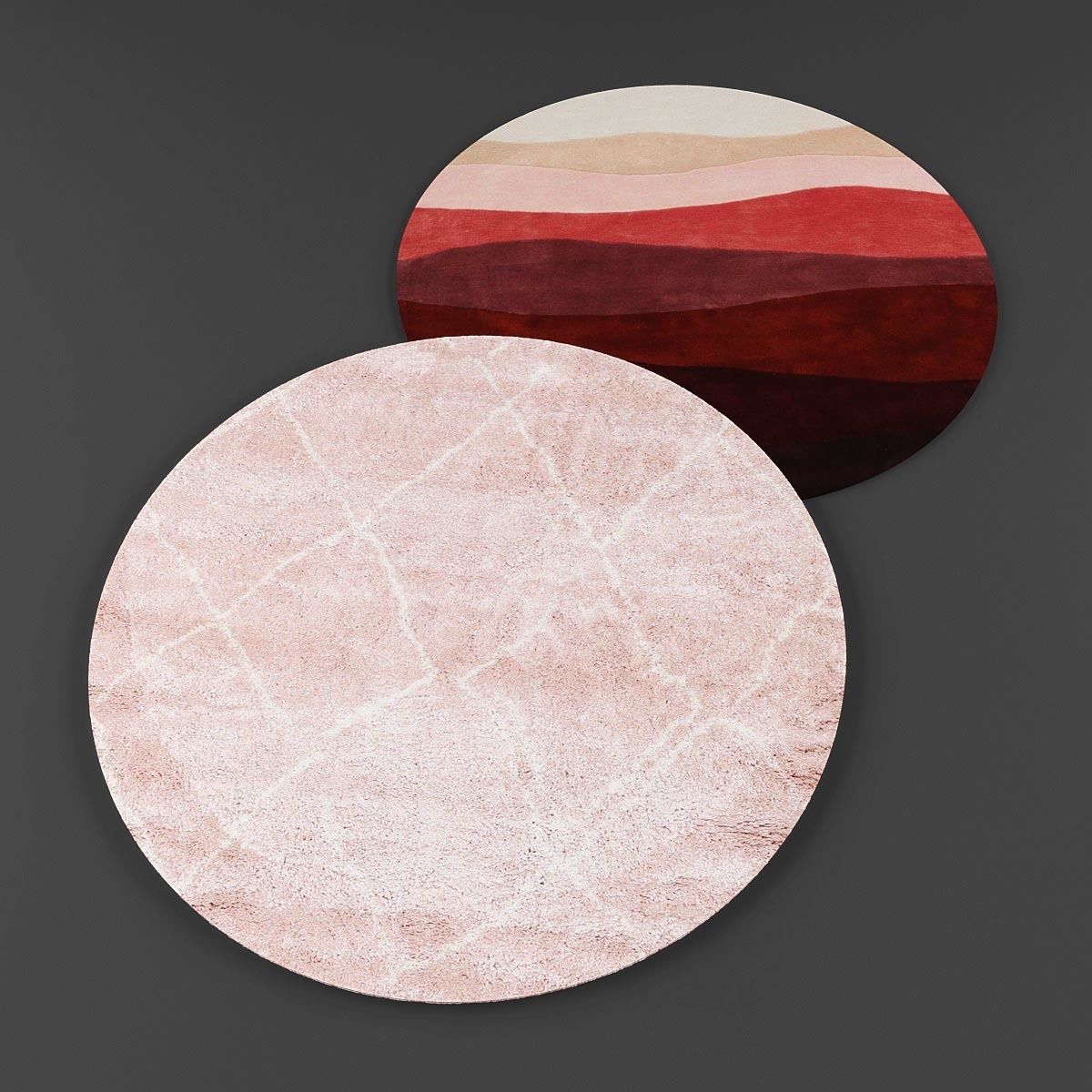 Round rugs03 3D model_1