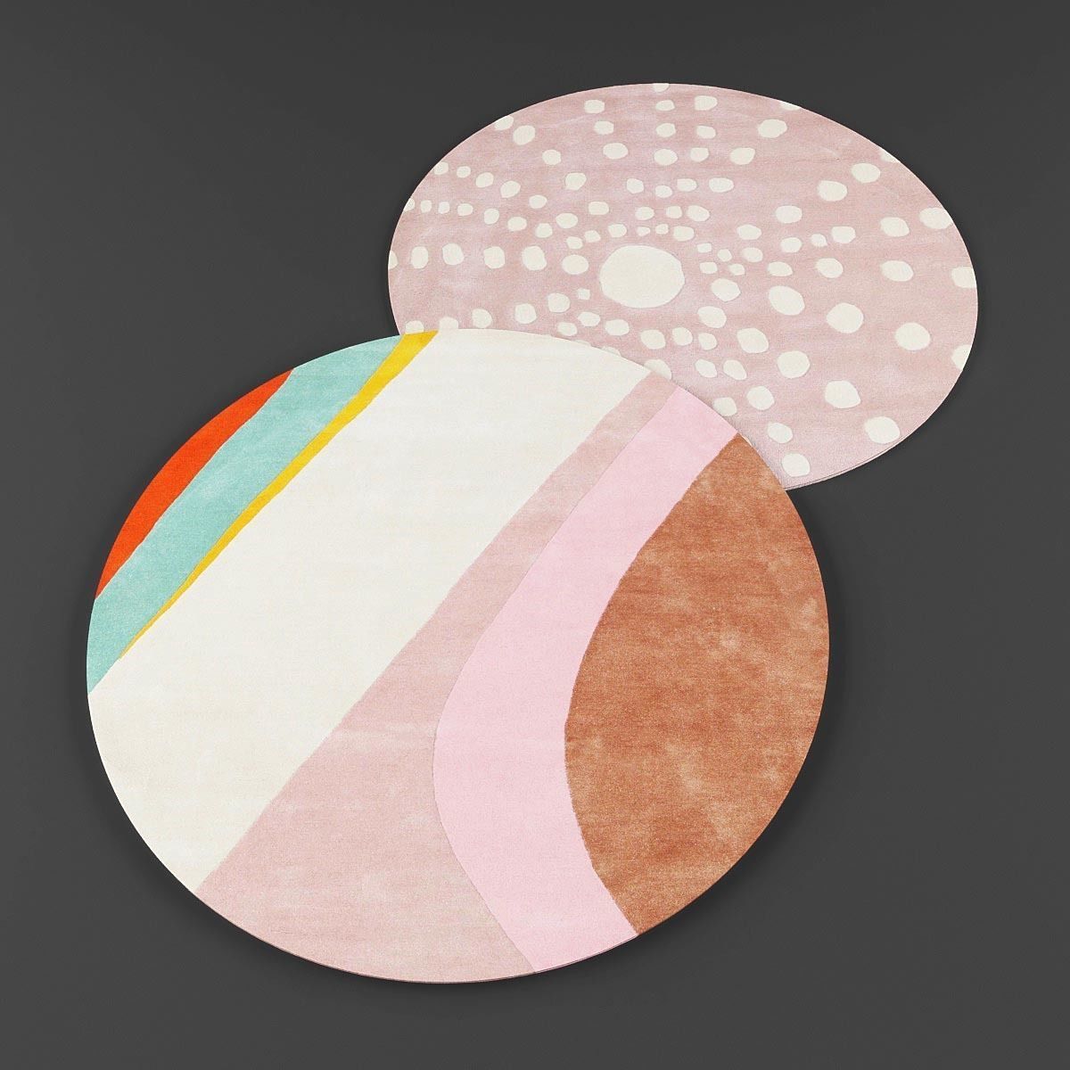 Round rugs03 3D model_2