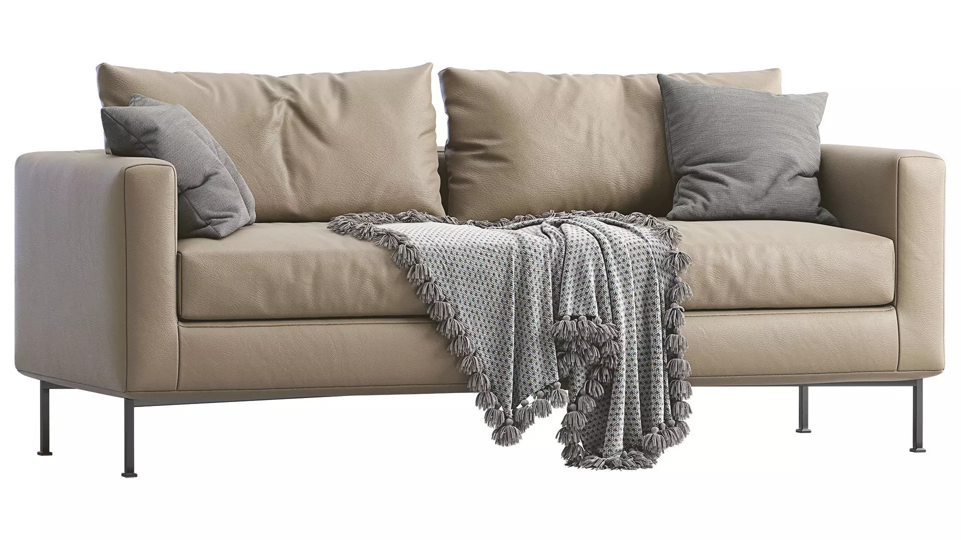 Livingdivani Leather Sofa Box 3D model