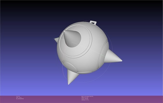 Re Zero Rem Weapon Ball And Handle 3D print model