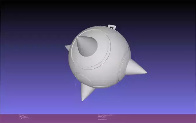 Re Zero Rem Weapon Ball And Handle 3D print model