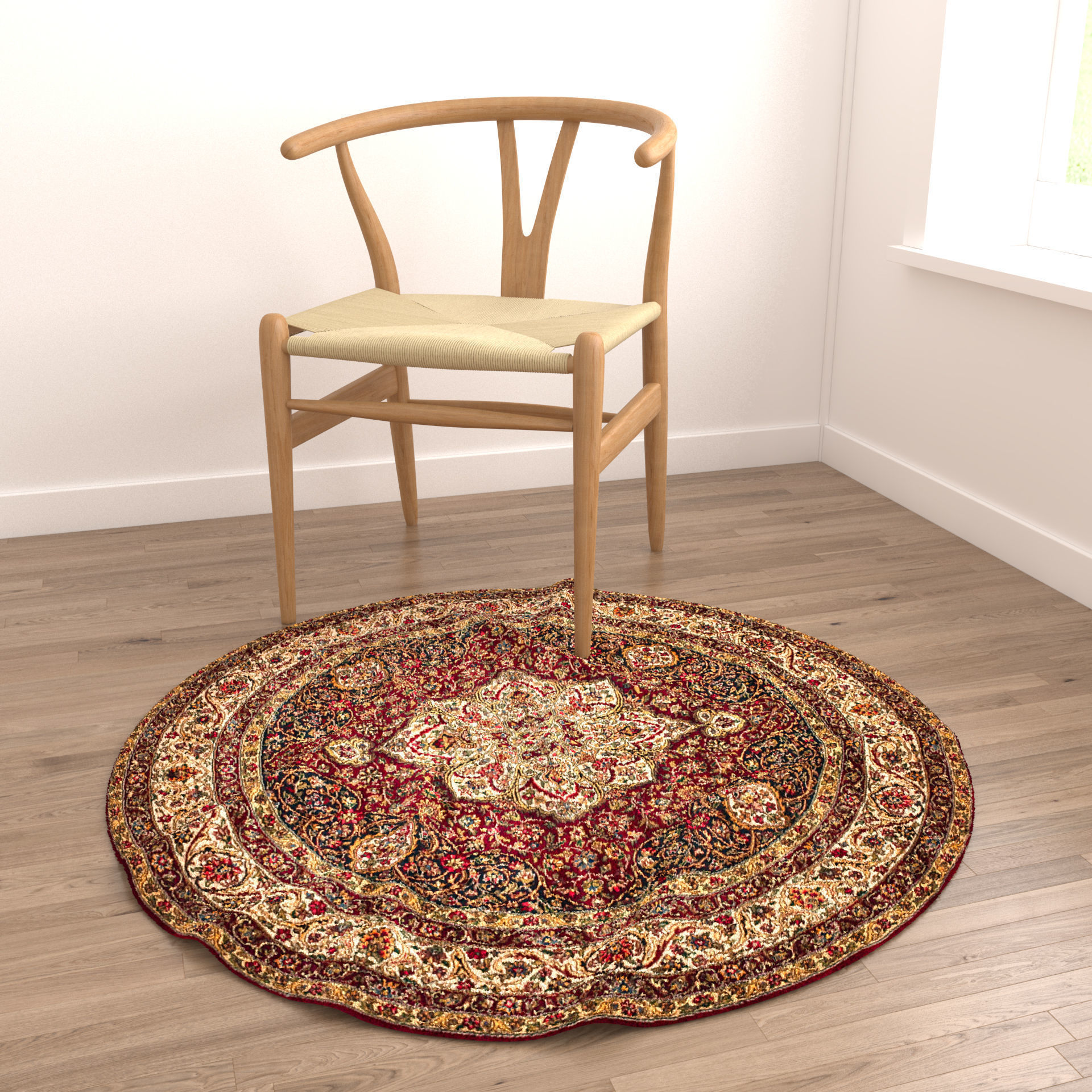 4 in 1 Rug Collection No 12 Low-poly 3D model_4