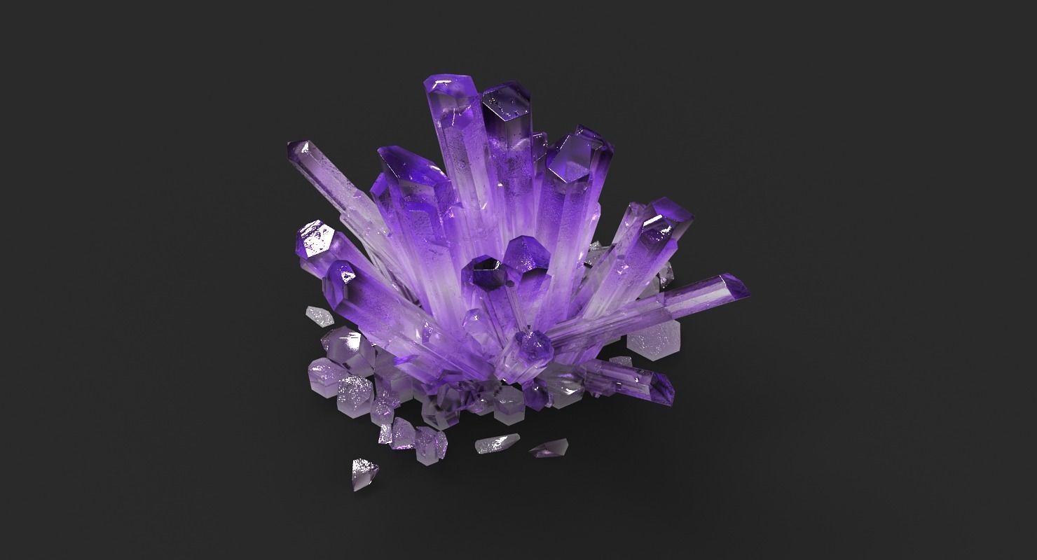 Decor Crystal 3D model_4