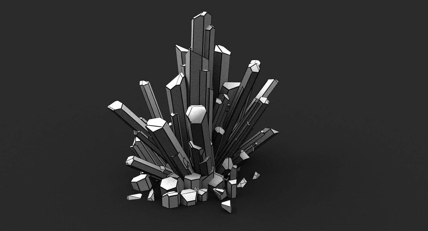 Decor Crystal 3D model_14