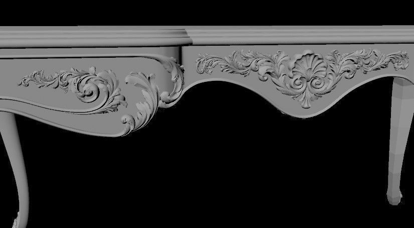 magazine table 3D model_4