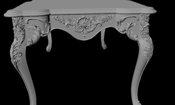 magazine table 3D model_2