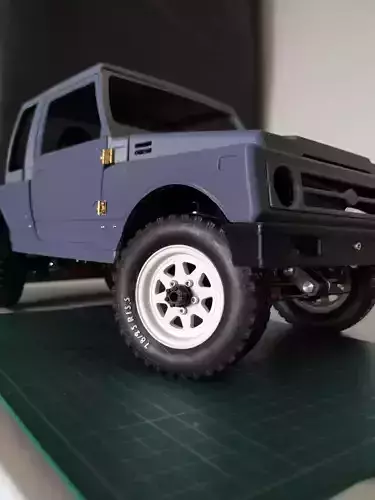 Beadlock wheel Stock Rim Suzuki sj413 samurai 3D print model