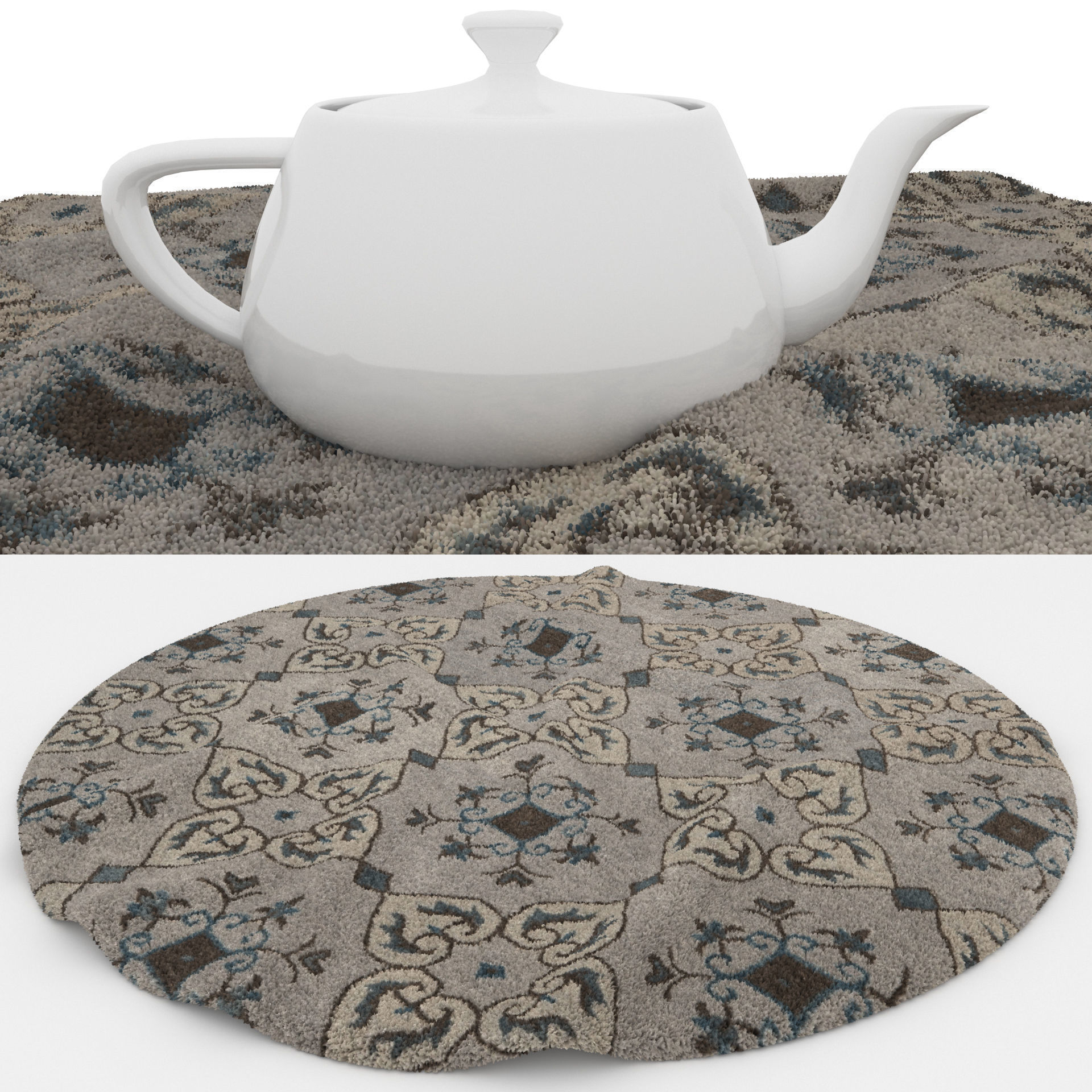 25 in 1 Rug Collection No 13 Low-poly 3D model_46