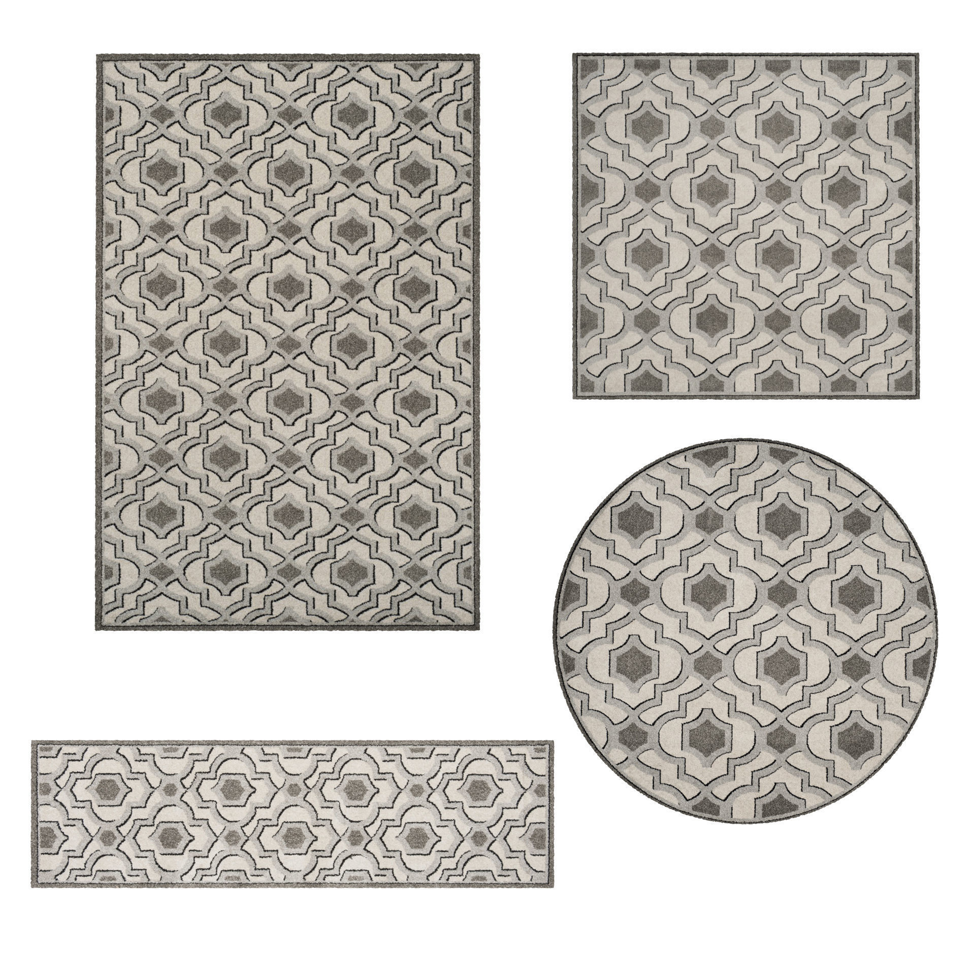 25 in 1 Rug Collection No 13 Low-poly 3D model_15
