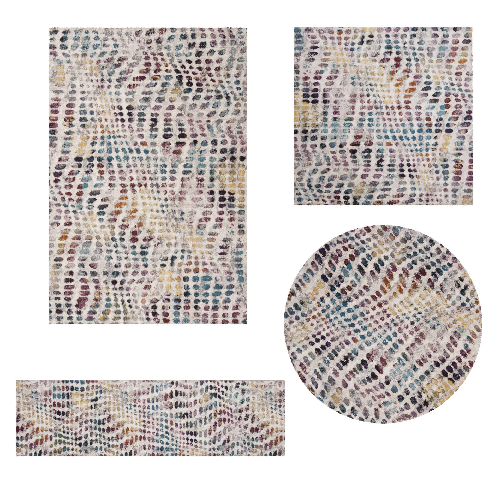 25 in 1 Rug Collection No 13 Low-poly 3D model_35