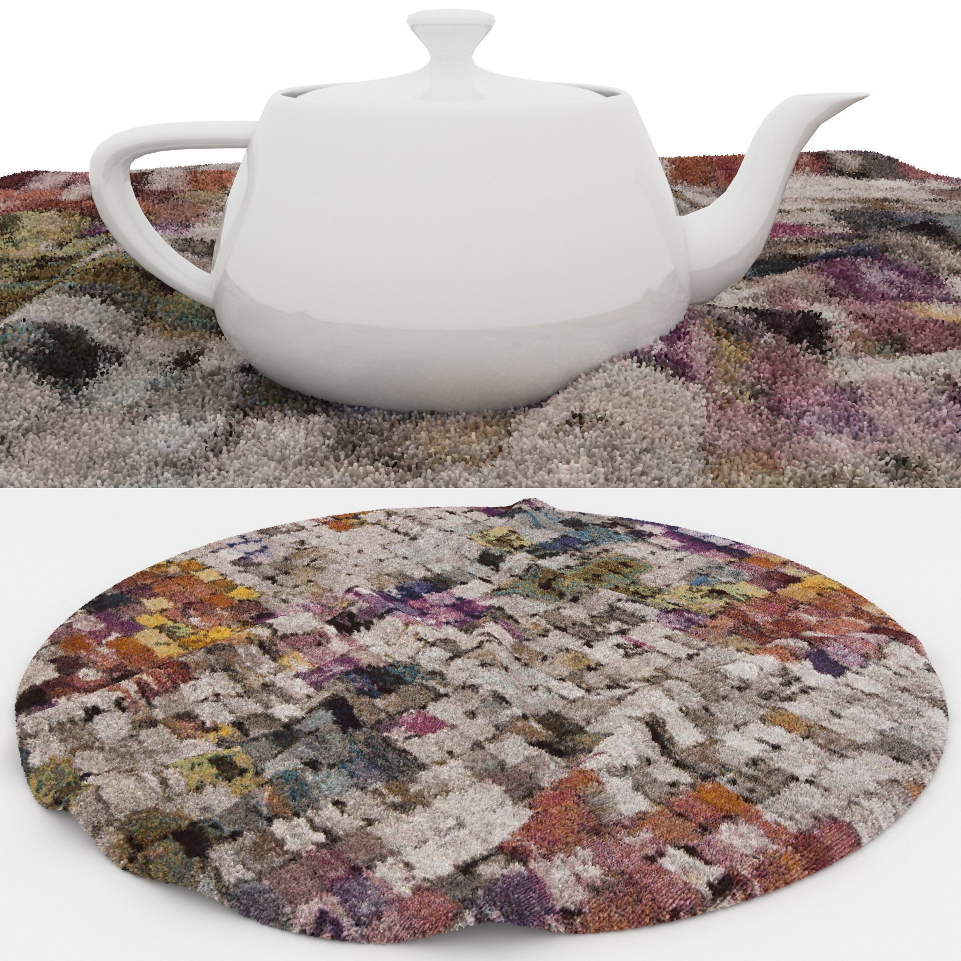 25 in 1 Rug Collection No 13 Low-poly 3D model_30