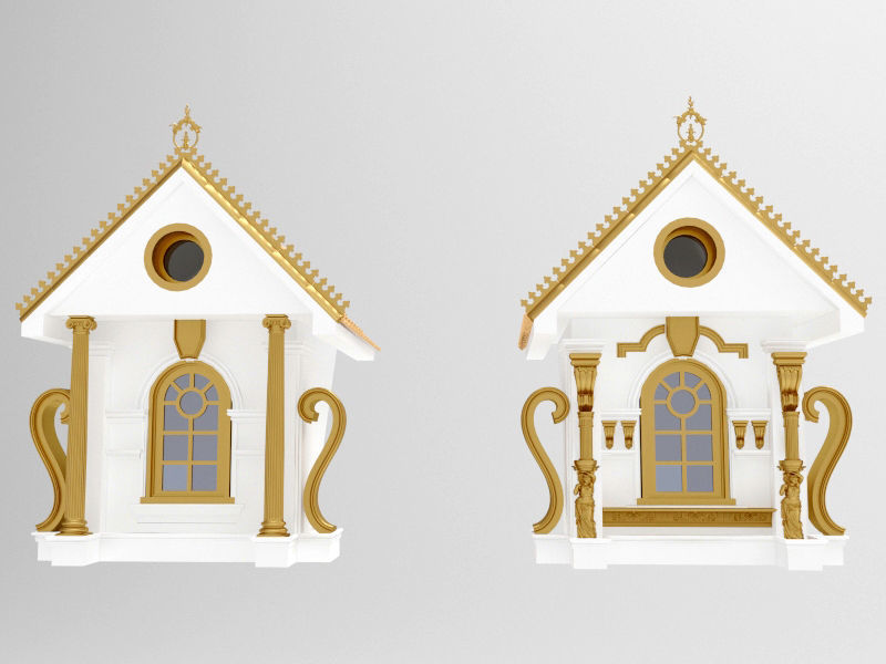 Hipped Roof  3D model_1