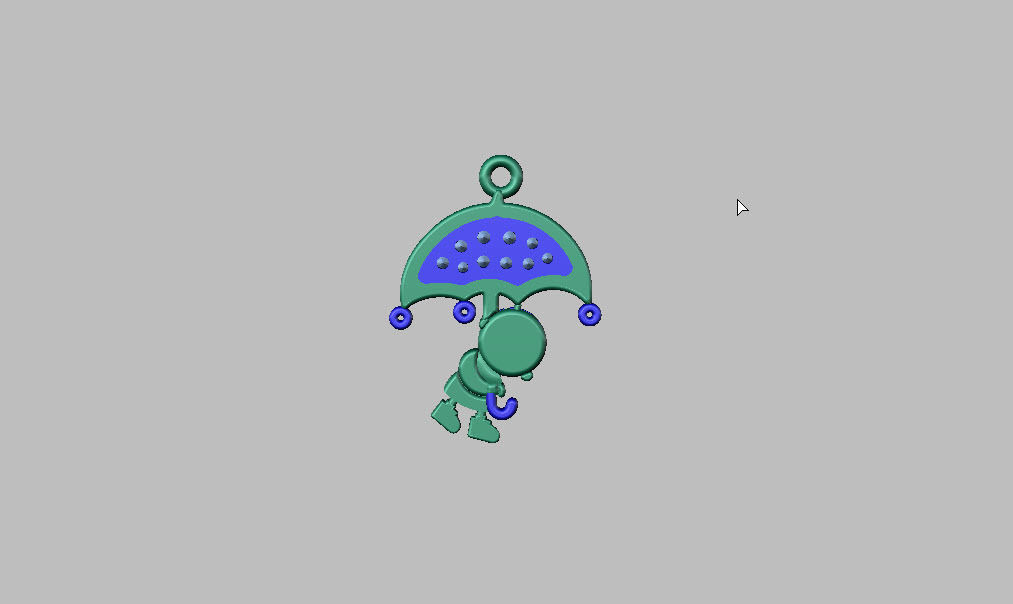 CHARM PENDANT 3D print model_6