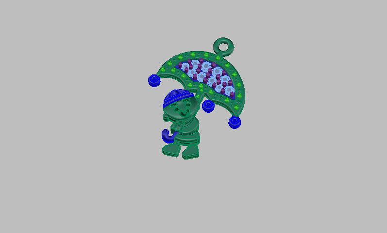 CHARM PENDANT 3D print model_13