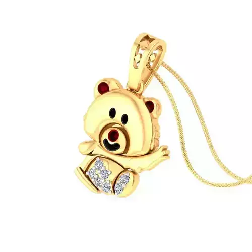 TEDDY  BEAR CHARM PENDANT