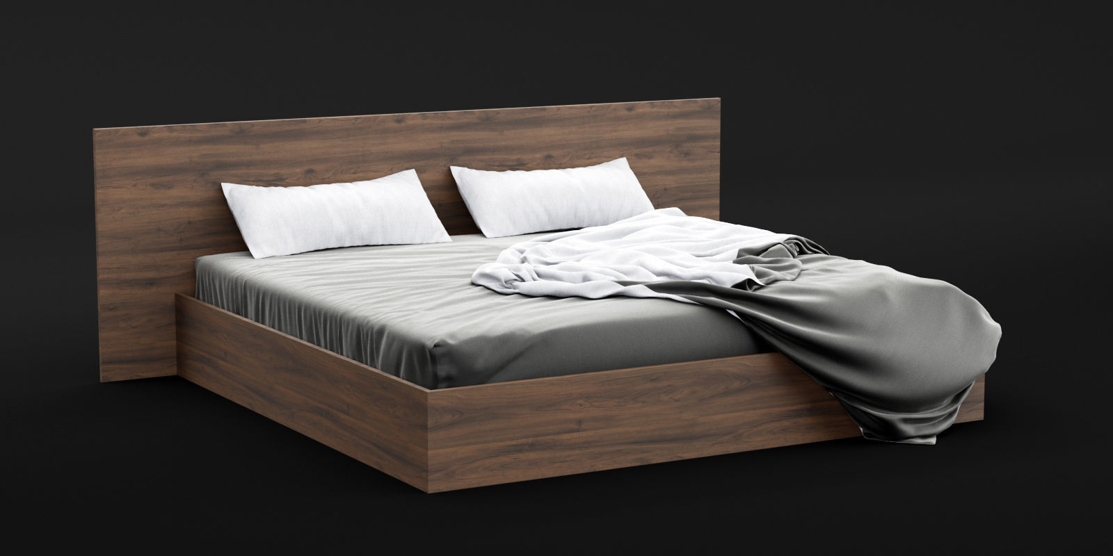 Bed Sheets Pack 01 3D model_17