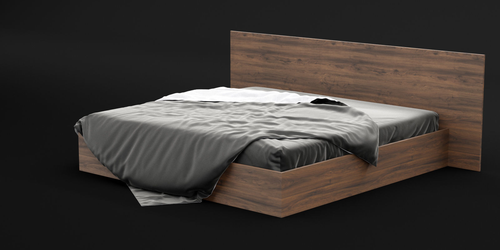 Bed Sheets Pack 01 3D model_6