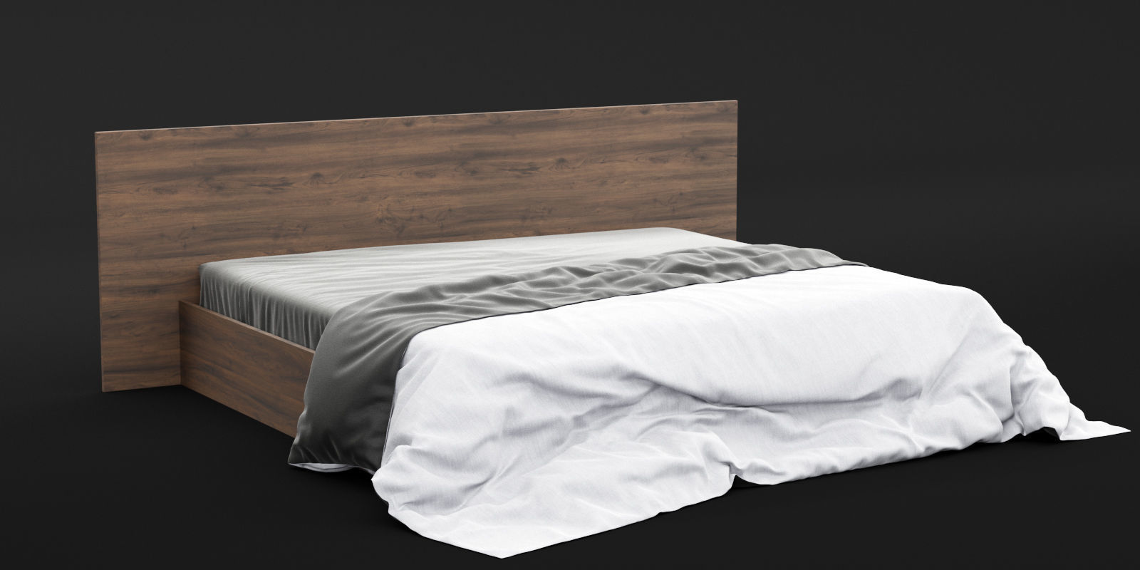 Bed Sheets Pack 01 3D model_3