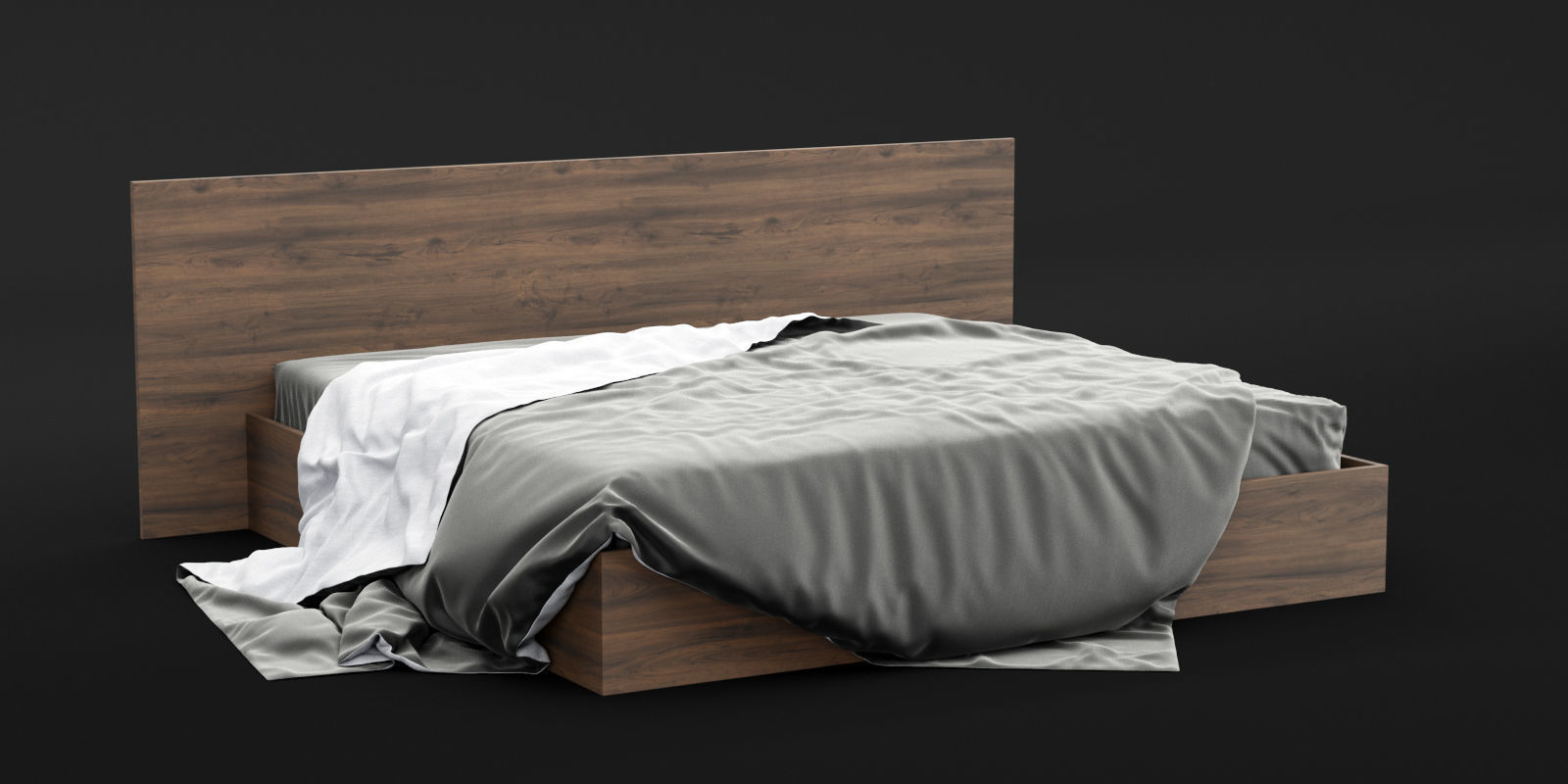 Bed Sheets Pack 01 3D model_5