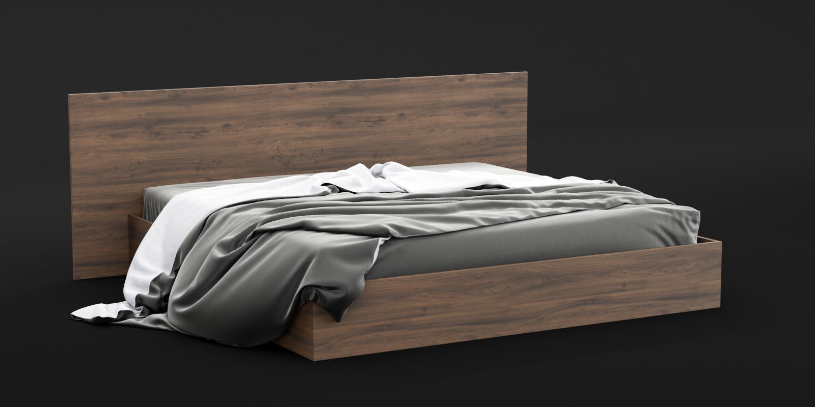Bed Sheets Pack 01 3D model_7
