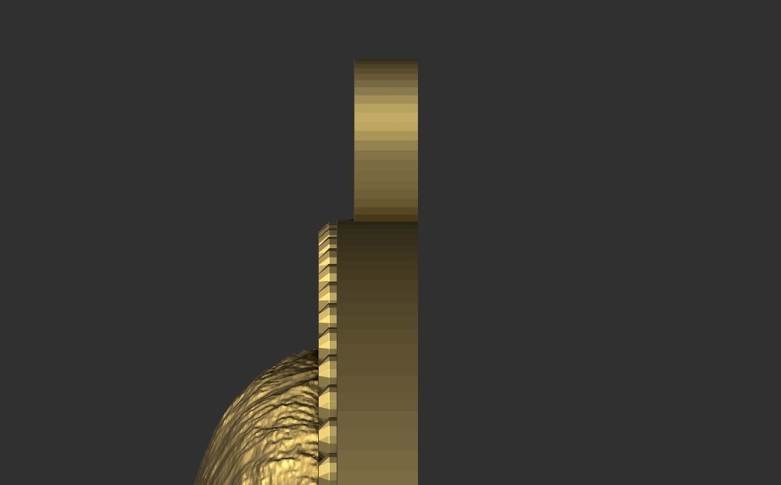 George Washington medallion pendant 3D printing ready stl obj 3D print model_26