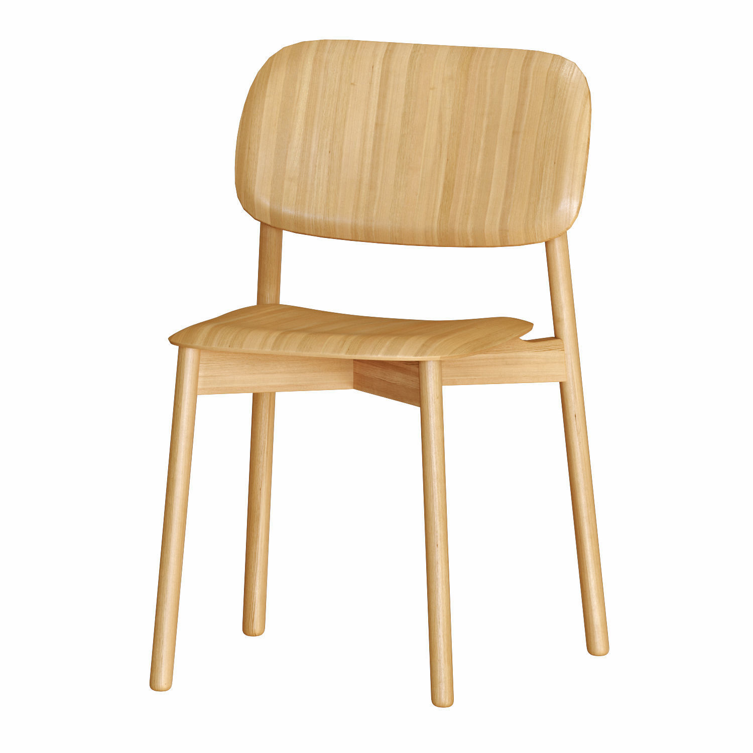 Hay table and chairs set 6 3D model_3