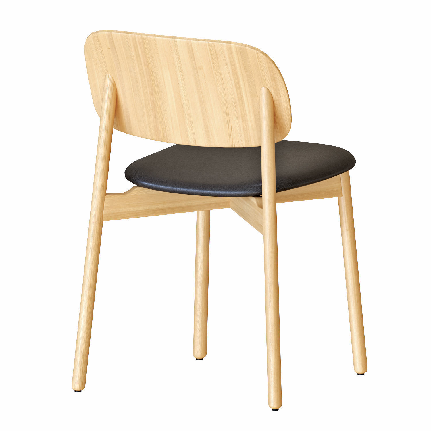 Hay table and chairs set 6 3D model_1
