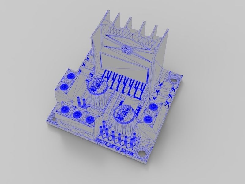 L298N Stepper Motor Driver 3D model_7