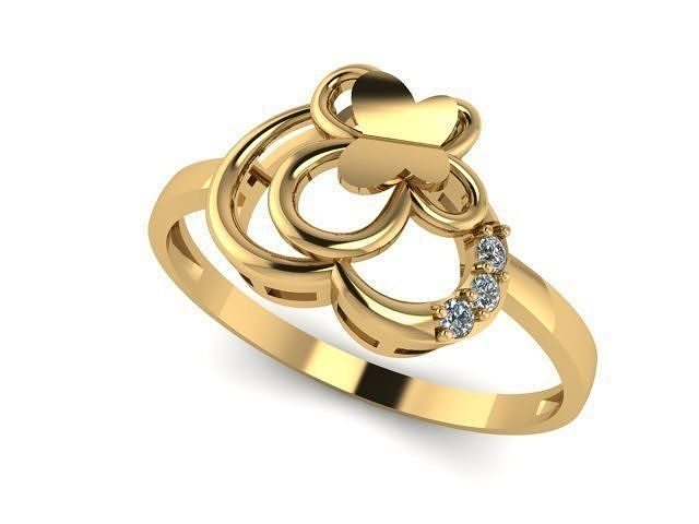 RINGS FLOWER Free 3D print model