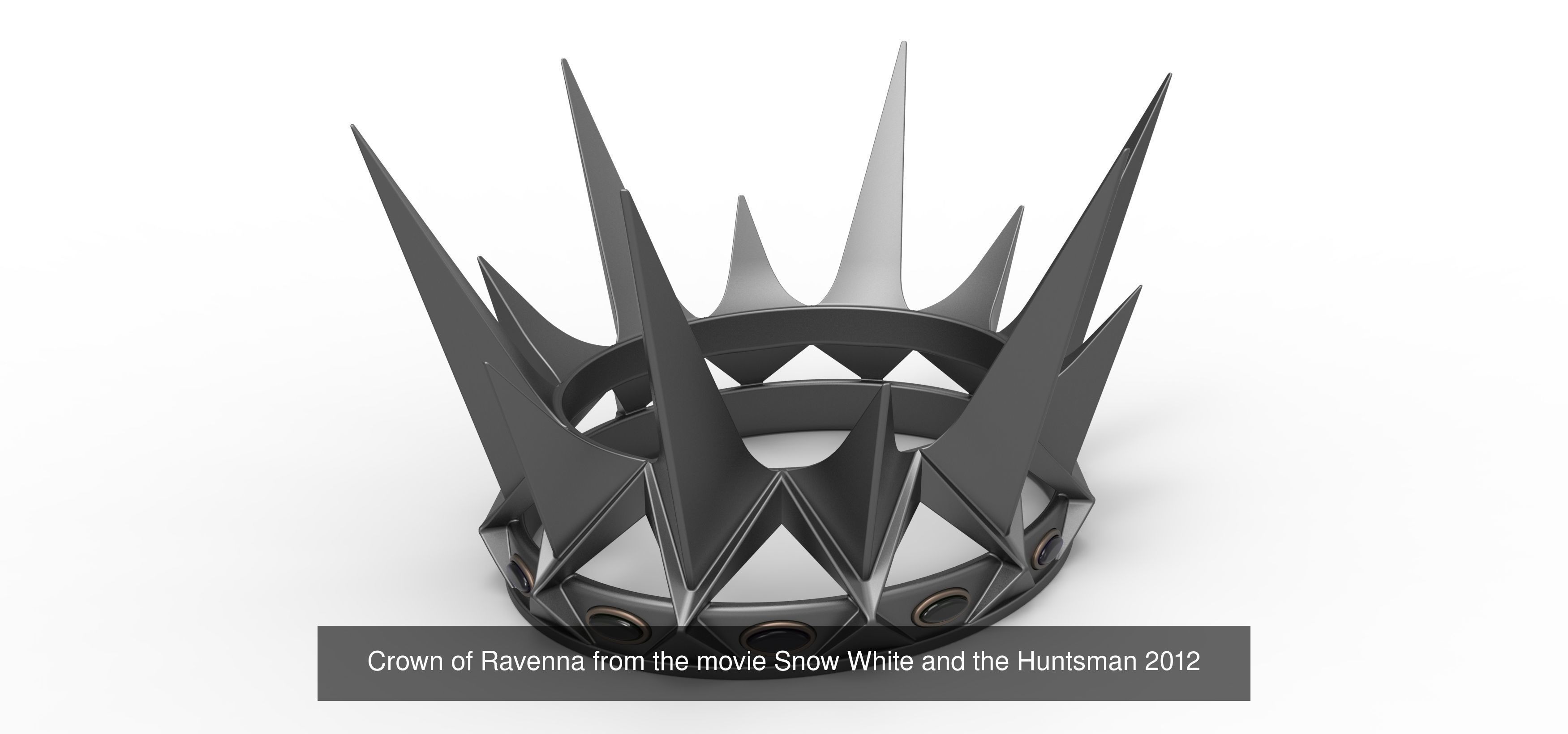 Crowns of Ravenna from the movie Snow White and the Huntsman 3D Model Collection_2