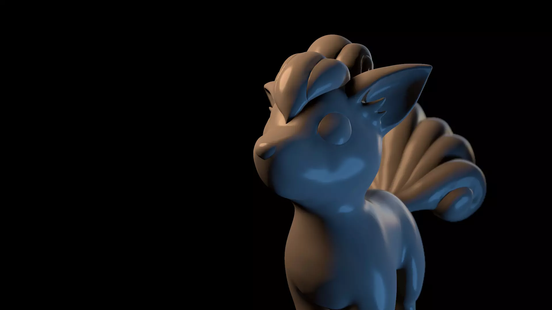 Vulpix Goupix 3D print model_0