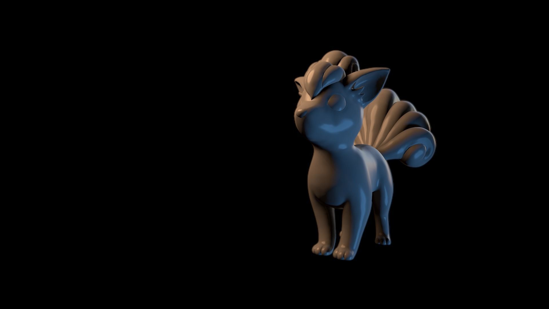 Vulpix Goupix 3D print model_3