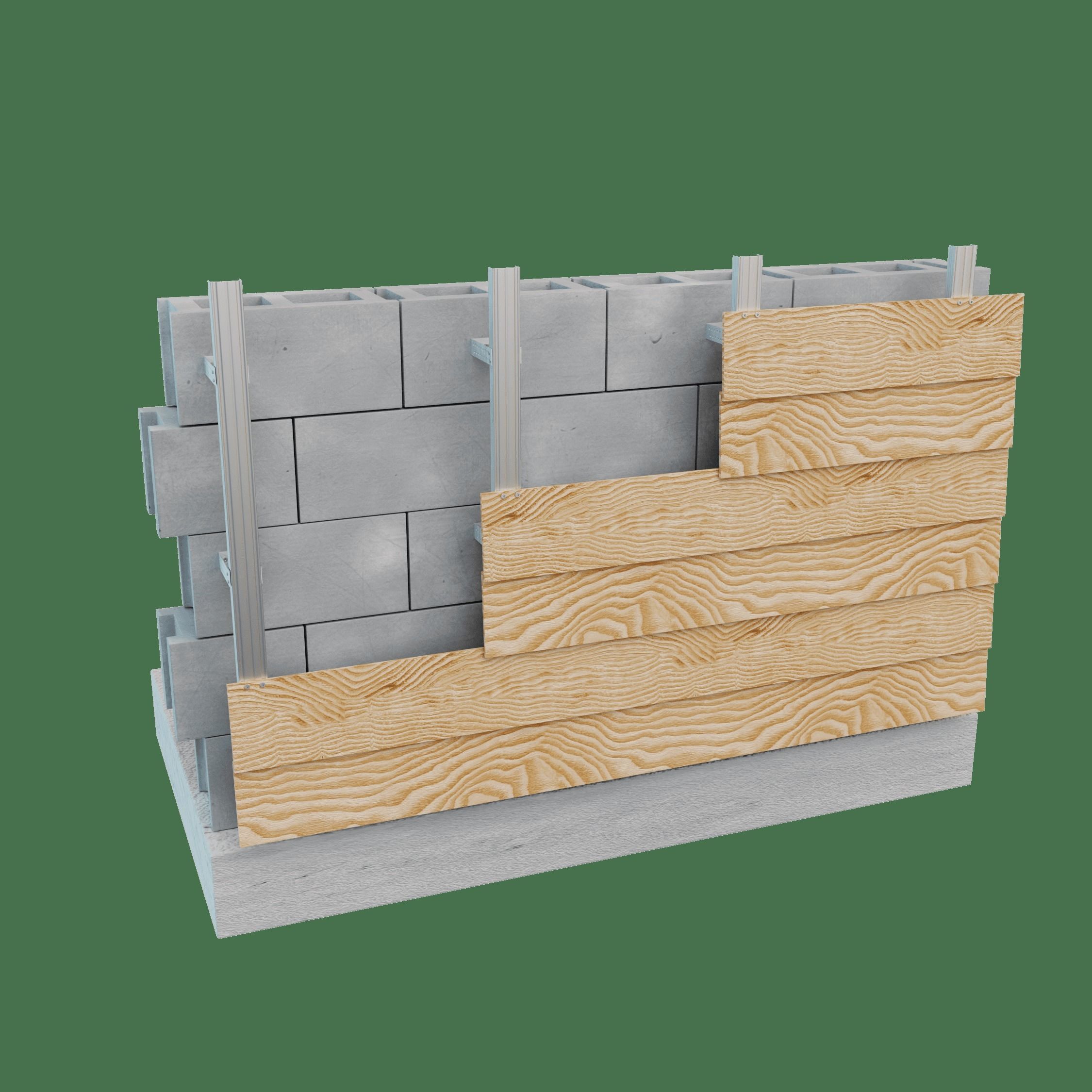 siding acoustical wall insulation 3D model_1