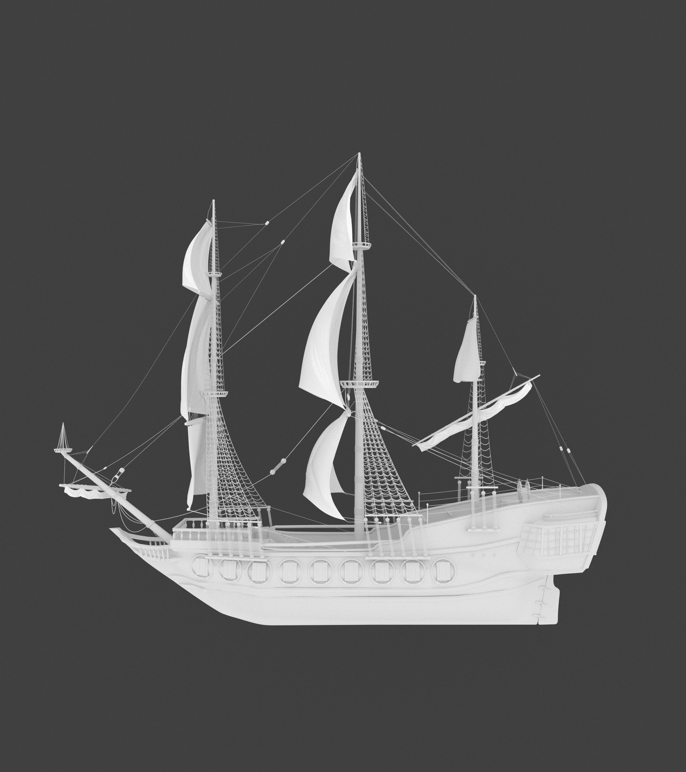 Fregate - Shtandart Eagle Free 3D model_2